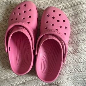 Pink Crocs (kids)